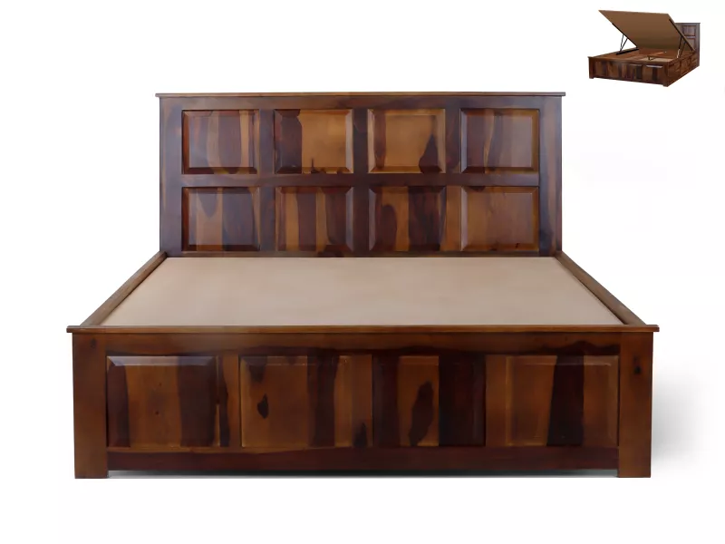 Alexa Queen Bed with Hydraulic Storage
